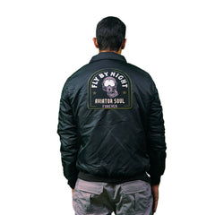 Chaqueta Bomber supernylon parche
