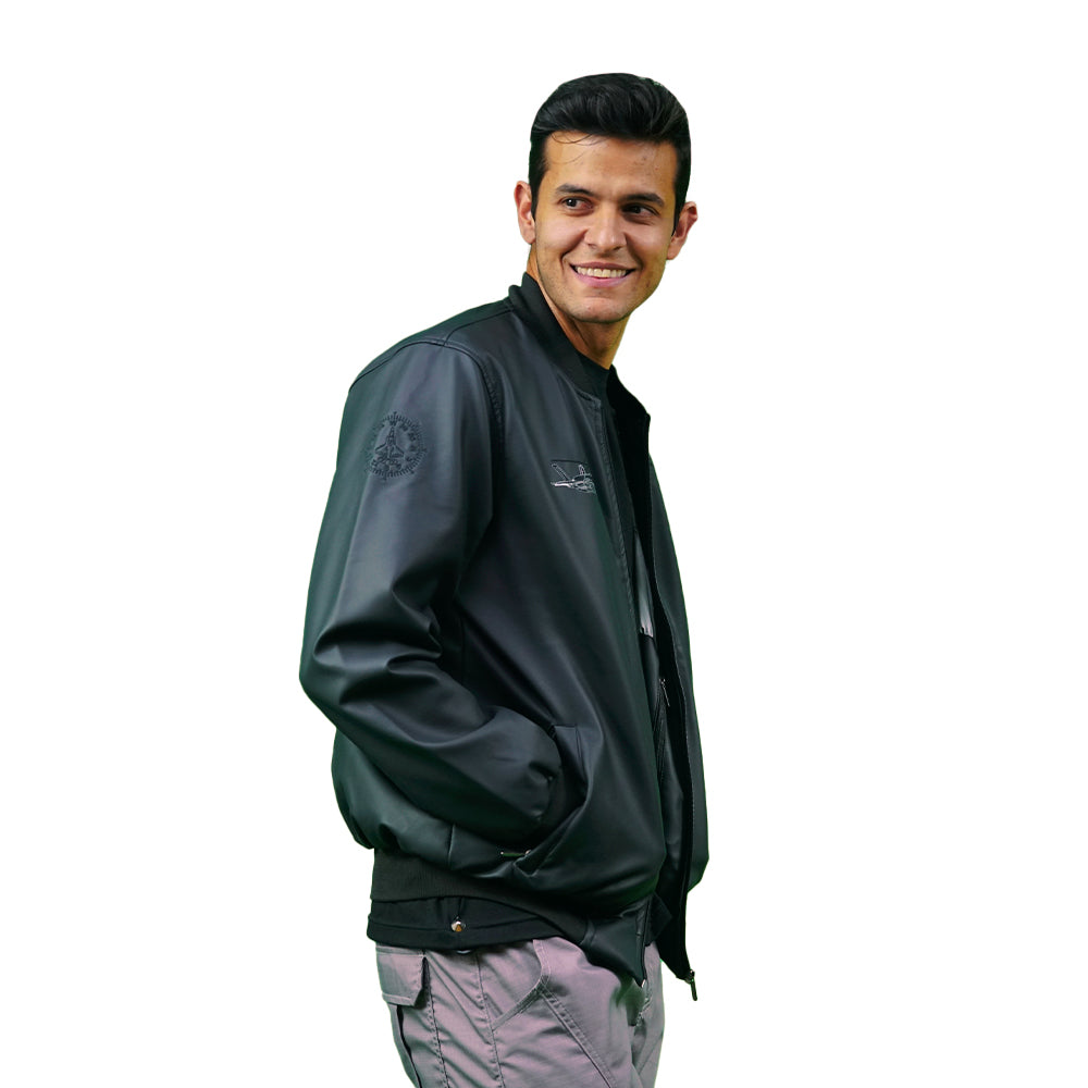 Men’s F-35 Bomber Jacket – Premium Synthetic Leather