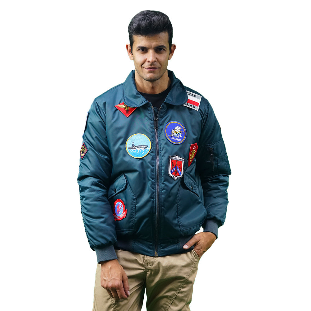 Supernailon Bomber Aviator Jacket