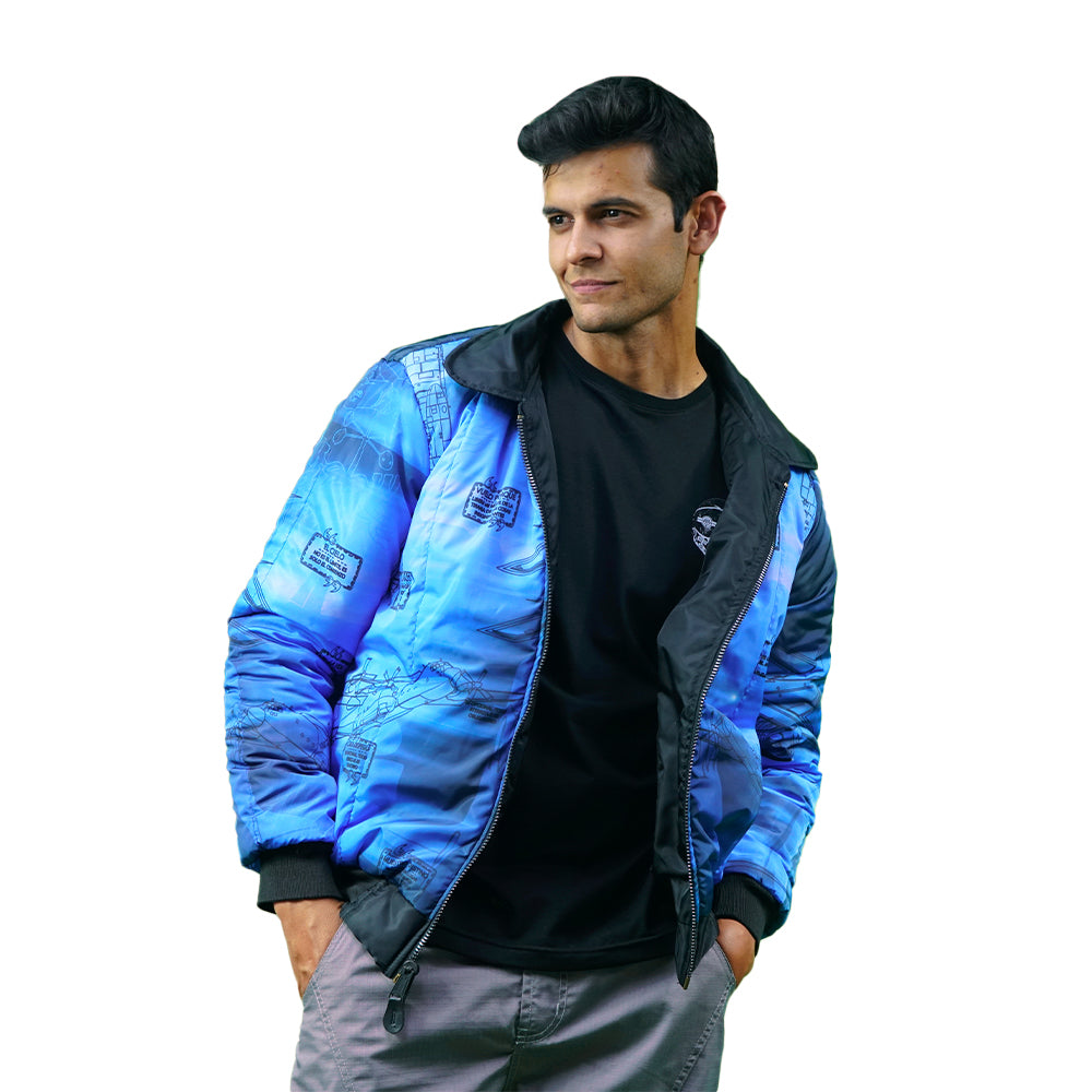 Hércules Reversible Embroidered Jacket