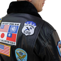 Aviator Jacket with Patches – Customizable