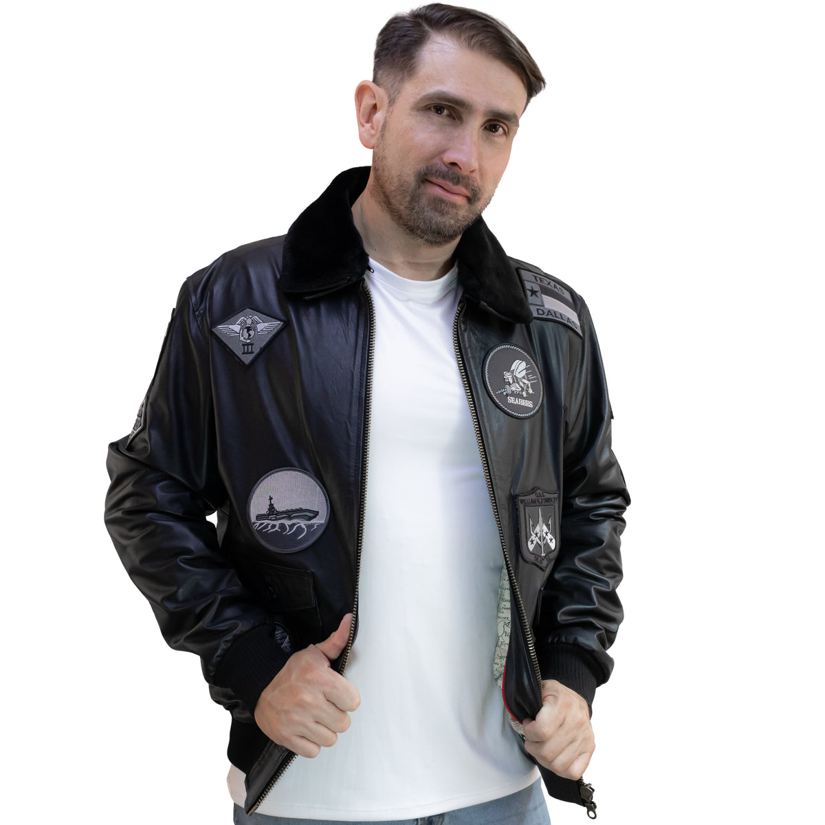 Top Gun Aviator Bomber Jacket