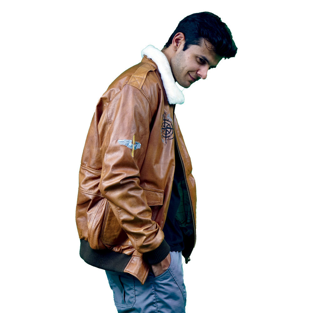 Men’s C A1 Embroidered Caramel Jacket