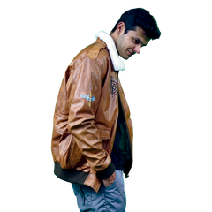 Men’s C A1 Embroidered Caramel Jacket
