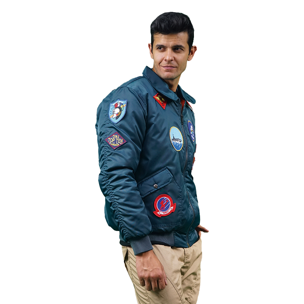 Supernailon Bomber Aviator Jacket