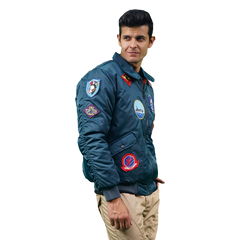 Supernailon Bomber Aviator Jacket