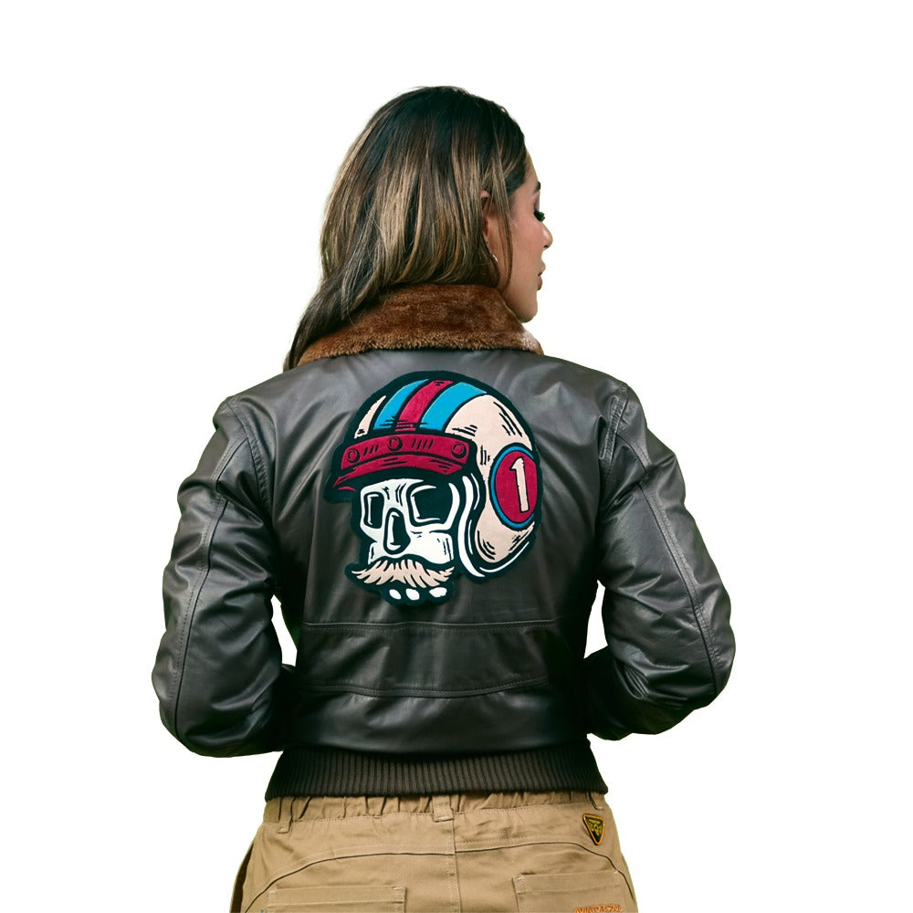 Chaqueta Bomber Bordada