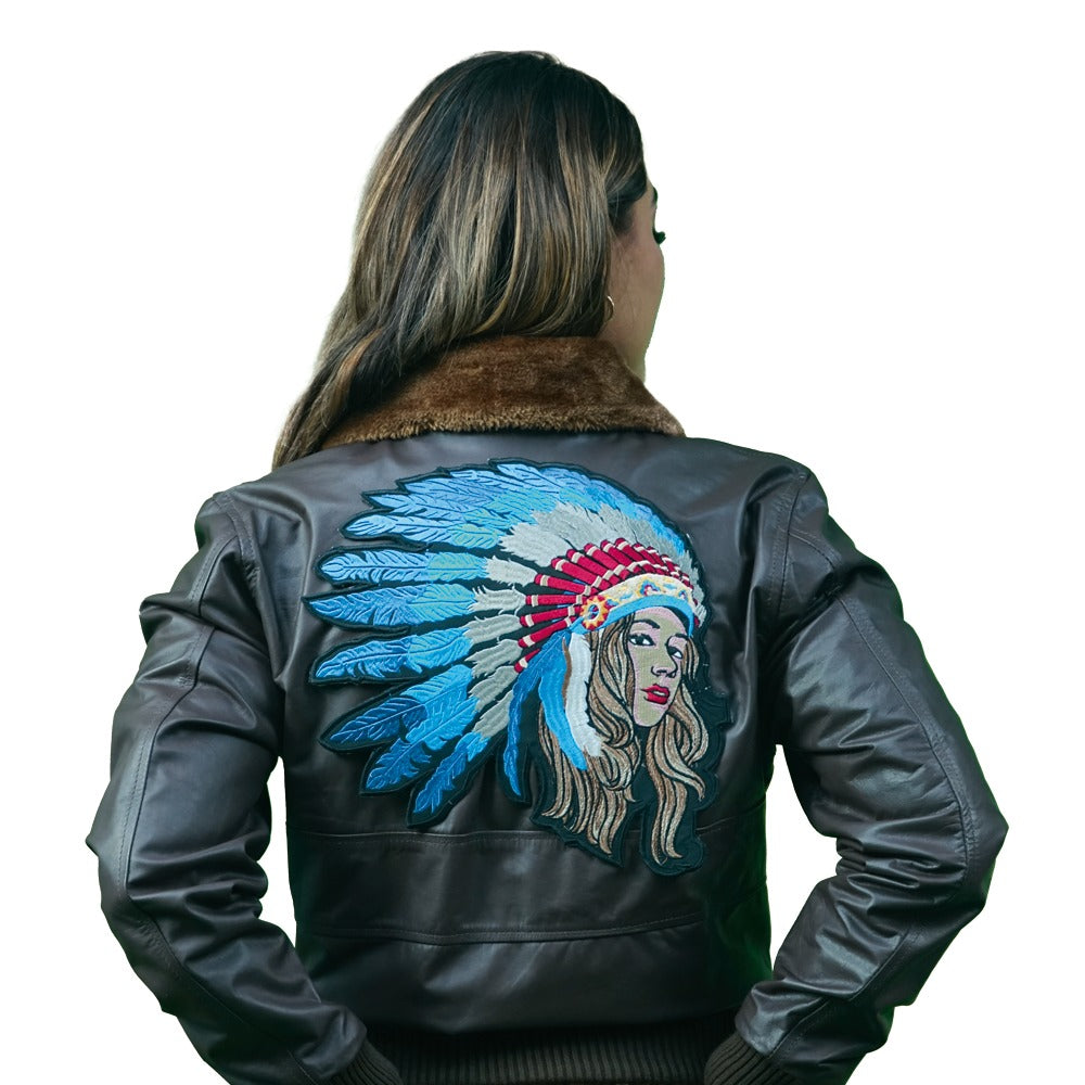 Chaqueta Bomber Bordada