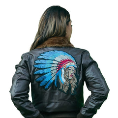 Chaqueta Bomber Bordada