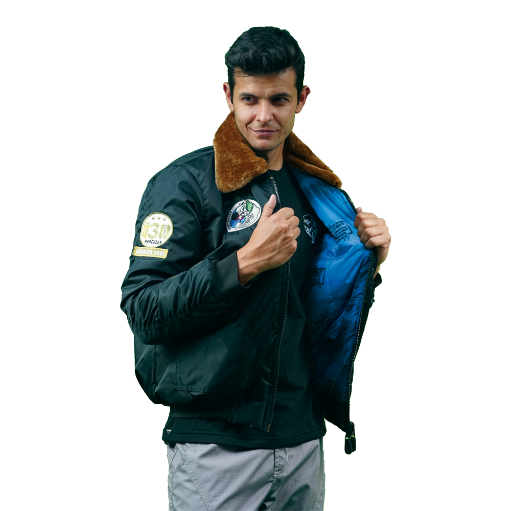 Hércules Reversible Embroidered Jacket